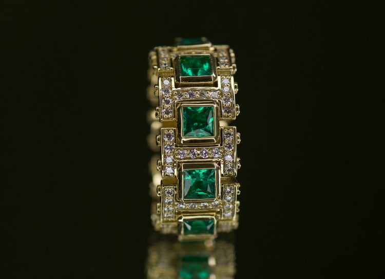 unique emerald rings for men and women